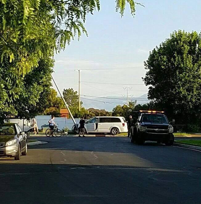 Vehicle collides with power pole in Lakeview area, power out | News ...